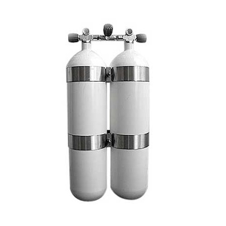 Bicylindre 2 X 12 L D.I.R - 230b avec manifold Bicylindre 2 X 12 L D.I.R - 230b avec manifold