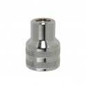 Female Euro Bullnose adapter. G 5/8 to G 1/4 female for Euro bullnose.